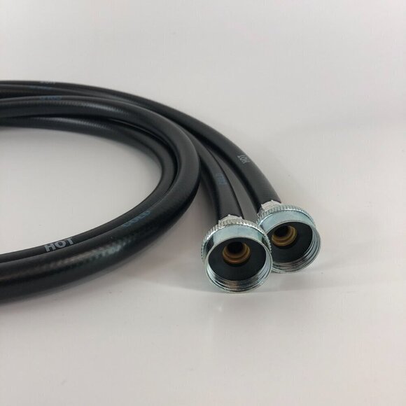 Washing Machine Hot And Cold Water Hoses 48 Inches Long - Picture 4 of 6